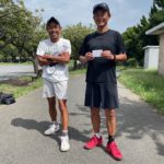 男子ダブルス65歳以上準優勝